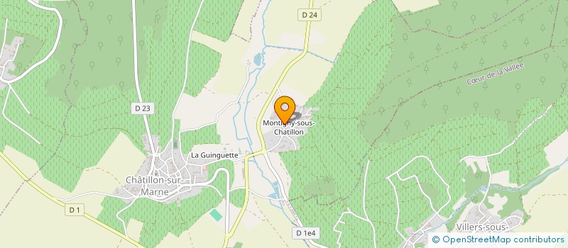 localisation de l'entreprise MADAME JOELLE THIEBAUT  CHATILLON-SUR-MARNE