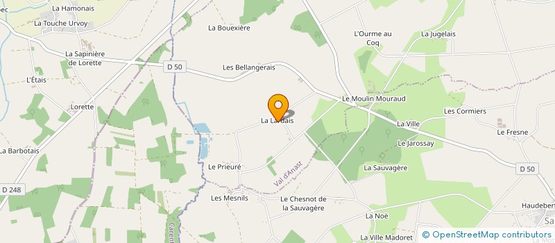 localisation de l'entreprise MADAME JOELLE THIERRY  VAL D'ANAST