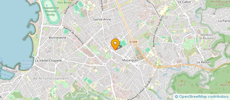 localisation de l'entreprise MADAME JOELLE TOUBOUL à MARSEILLE