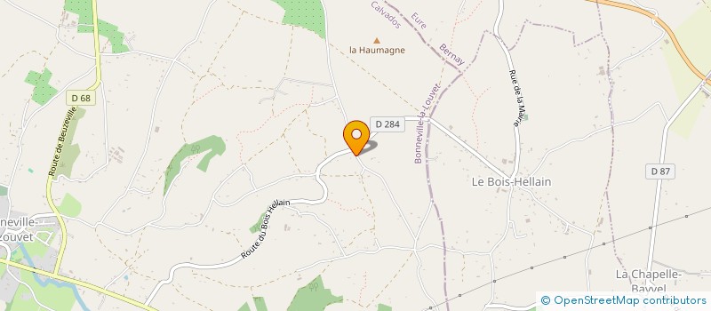 localisation de l'entreprise MADAME JOELLE TREMOULET  BONNEVILLE-LA-LOUVET