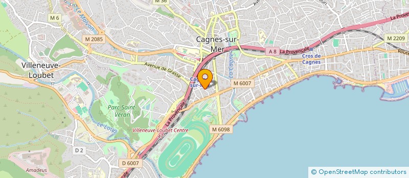 localisation de l'entreprise MADAME JOELLE TRIPODI  CAGNES-SUR-MER