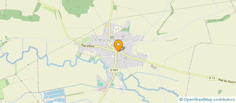 localisation de l'entreprise MADAME JOELLE TROUSSELLE  CRECY-SUR-SERRE