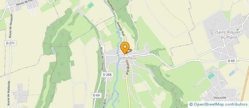 localisation de l'entreprise MADAME JOELLE VANDAMME  GRAINVILLE-LA-TEINTURIERE