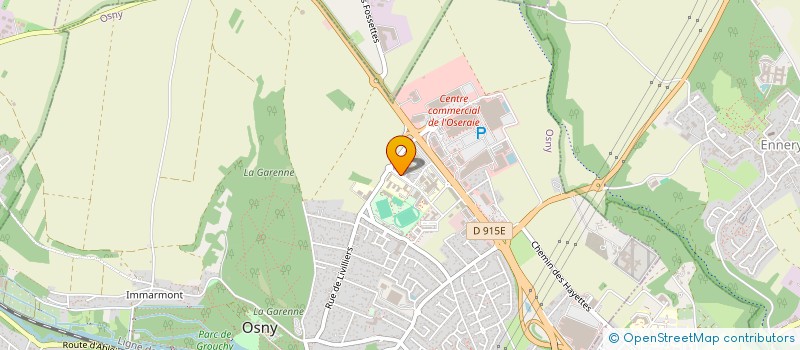 localisation de l'entreprise MADAME JOELLE VANDEGINSTE  OSNY