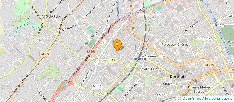 localisation de l'entreprise MADAME JOELLE VANDENBUSSCHE  SOREDE