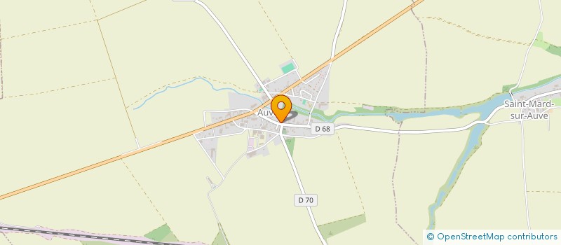 localisation de l'entreprise MADAME JOELLE VAUTARD  AUVE