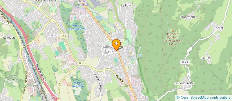 localisation de l'entreprise MADAME JOELLE VIANOLI  CHALLES-LES-EAUX