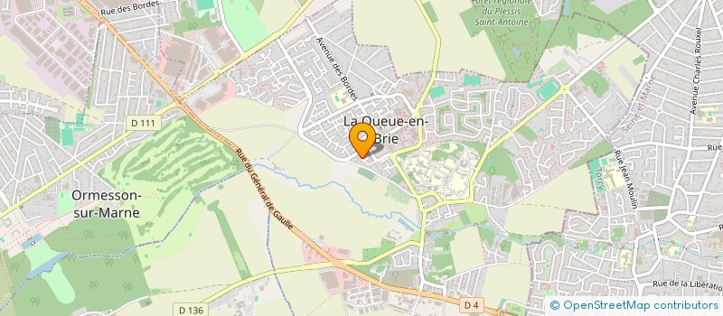 localisation de l'entreprise MADAME JOELLE VIDAL  LA QUEUE-EN-BRIE