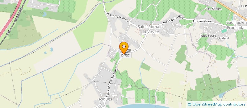 localisation de l'entreprise MADAME JOELLE VIGNON à SAINT-ROMAIN-LA-VIRVEE