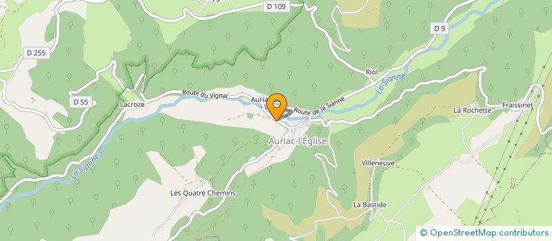 localisation de l'entreprise MADAME JOELLE VIGOUROUX à CHARMENSAC