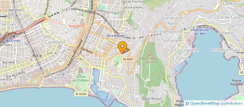 localisation de l'entreprise MADAME JOELLE VILLARD à NICE