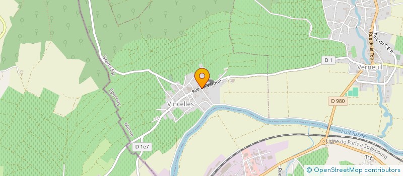 localisation de l'entreprise MADAME JOELLE VILLETTE  VINCELLES