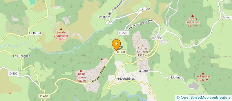 localisation de l'entreprise MADAME JOELLE VIONNET  BOREE