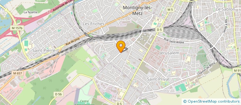 localisation de l'entreprise MADAME JOELLE VOLLANT  MONTIGNY-LES-METZ