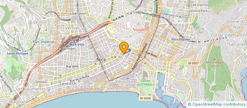 localisation de l'entreprise MADAME JOELLE ZANNI à NICE