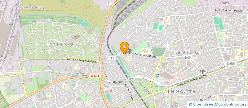 localisation de l'entreprise MADAME JOELLE ZONNEQUIN à DUNKERQUE