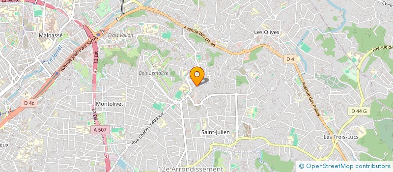localisation de l'entreprise MADAME JOELLINE RAVELOARIVONY à MARSEILLE