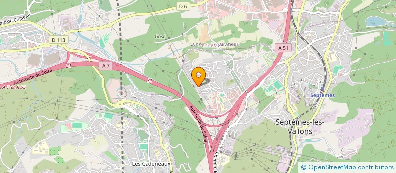 localisation de l'entreprise MADAME JOELYNE CAPELLI à SEPTEMES-LES-VALLONS