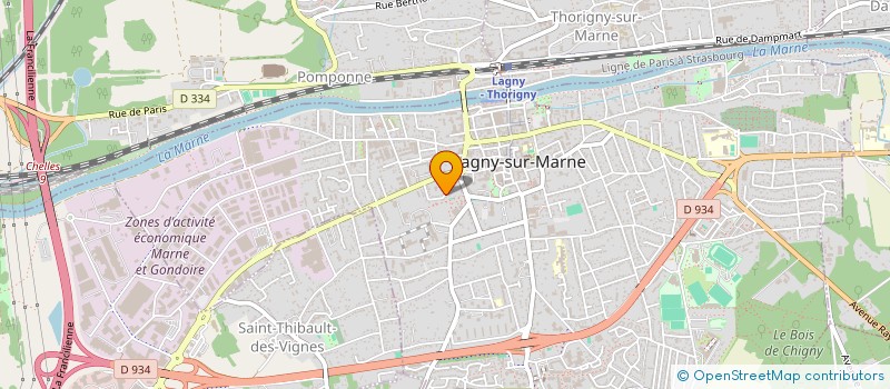 localisation de l'entreprise MADAME JOEMIE ANDRELAN  THORIGNY-SUR-MARNE