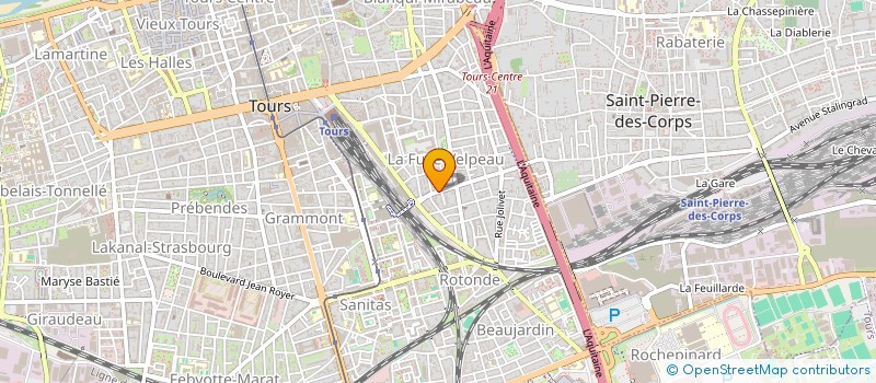 localisation de l'entreprise MADAME JOFRETTE MOUSSU  TOURS