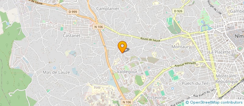 localisation de l'entreprise MADAME JOHAINA LAHROUR  NIMES