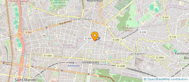 localisation de l'entreprise MADAME JOHAN SANCHEZ  VINCENNES