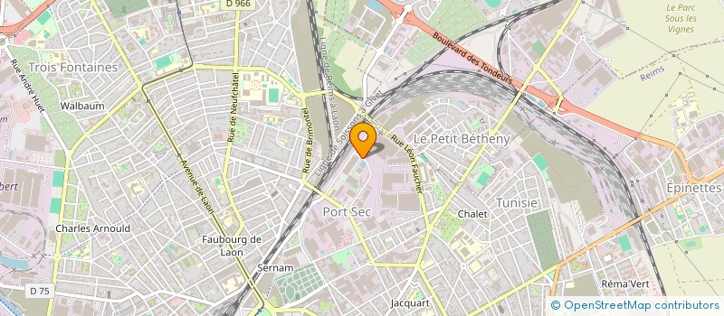 localisation de l'entreprise MADAME JOHANA ALVES FERREIRA  REIMS