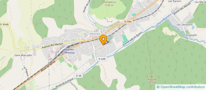 localisation de l'entreprise MADAME JOHANA BITIQI  VEYNES