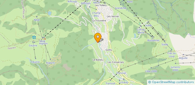 localisation de l'entreprise MADAME JOHANA CLAUDE  LA CLUSAZ