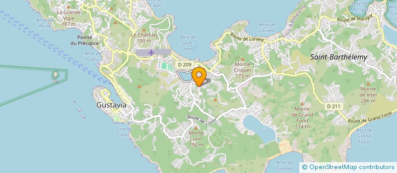 localisation de l'entreprise MADAME JOHANA DE LA CONSOLA OROZCO SANCHEZ à SAINT-BARTHELEMY