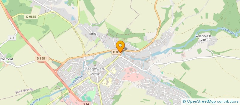 localisation de l'entreprise MADAME JOHANA GUERCHON à MAGNY-EN-VEXIN