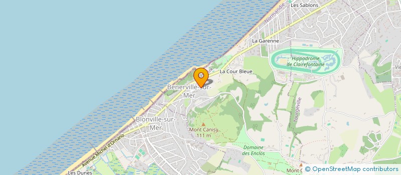 localisation de l'entreprise MADAME JOHANA HOLLANDER  BENERVILLE-SUR-MER