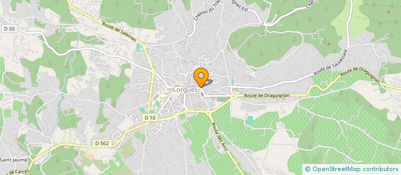 localisation de l'entreprise MADAME JOHANA KASTNER à LORGUES