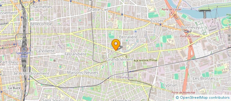 localisation de l'entreprise MADAME JOHANA KITTLER  VILLEURBANNE