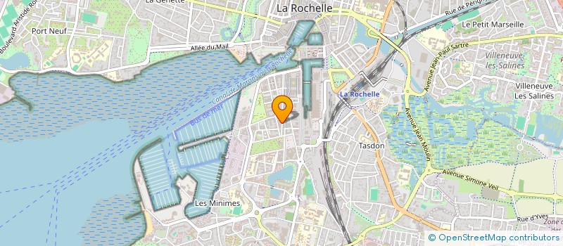 localisation de l'entreprise MADAME JOHANA LAURENCON  LA ROCHELLE