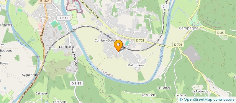 localisation de l'entreprise MADAME JOHANA MILLOT à LE BUGUE