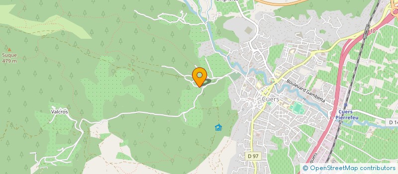 localisation de l'entreprise MADAME JOHANA NARCE  CUERS