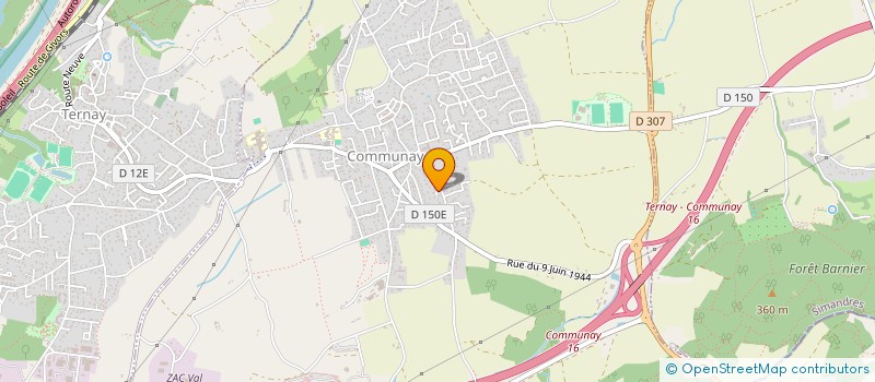 localisation de l'entreprise MADAME JOHANA NEHME  COMMUNAY