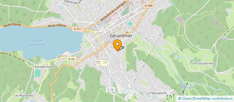 localisation de l'entreprise MADAME JOHANA PIERRON  GERARDMER