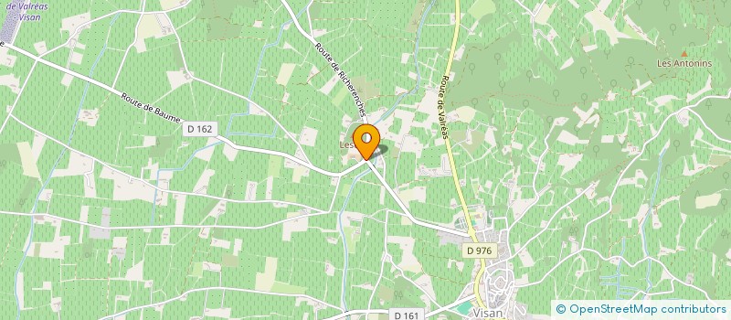 localisation de l'entreprise MADAME JOHANA RIBIER  VISAN