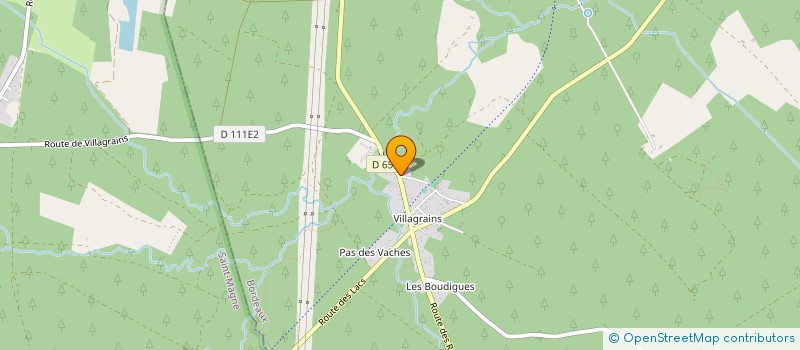 localisation de l'entreprise MADAME JOHANA ROUSSEL  CABANAC-ET-VILLAGRAINS