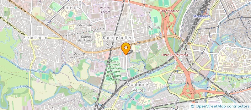 localisation de l'entreprise MADAME JOHANA SABATIER à STRASBOURG