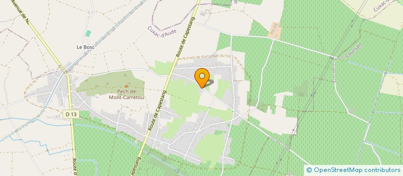 localisation de l'entreprise MADAME JOHANA SALLES  CUXAC-D'AUDE