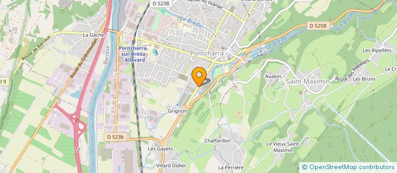 localisation de l'entreprise MADAME JOHANA SCHIFERDECKER  PONTCHARRA