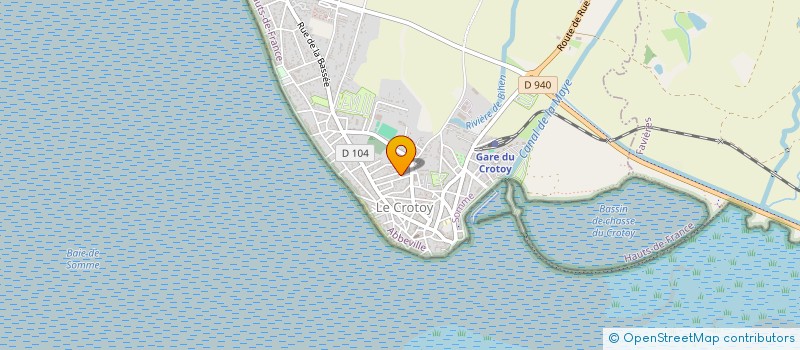 localisation de l'entreprise MADAME JOHANE ALLOUCH à LE CROTOY