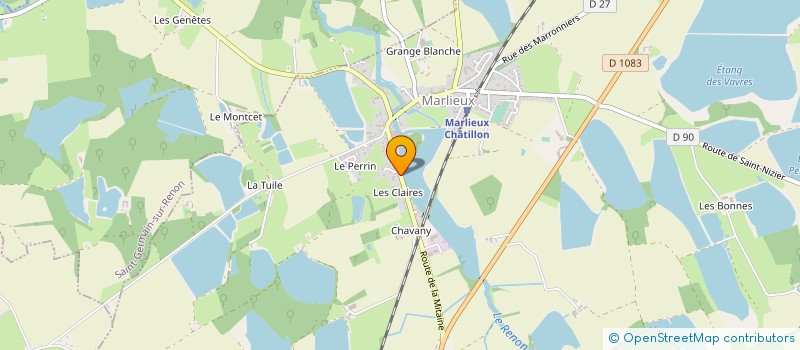 localisation de l'entreprise MADAME JOHANE LARREY  MARLIEUX