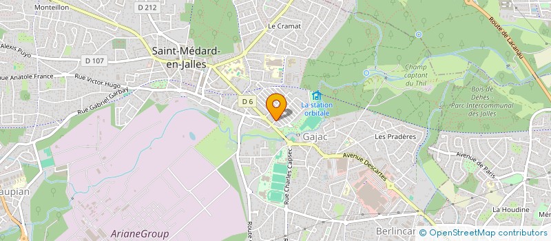 localisation de l'entreprise MADAME JOHANIE DUPLESSIS  SAINT-MEDARD-EN-JALLES