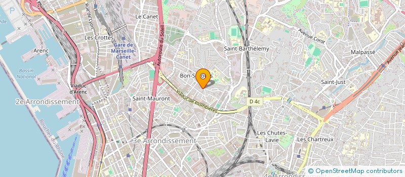 localisation de l'entreprise MADAME JOHANNA ALEXANDRIDES à MARSEILLE