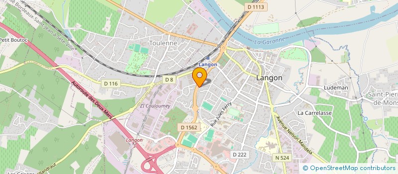 localisation de l'entreprise MADAME JOHANNA ANTONA-TRISSA  LANGON