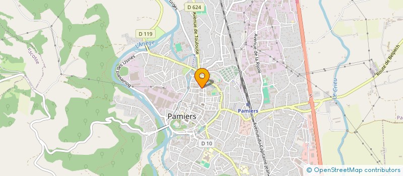 localisation de l'entreprise MADAME JOHANNA ANTUNES POMBO à PAMIERS